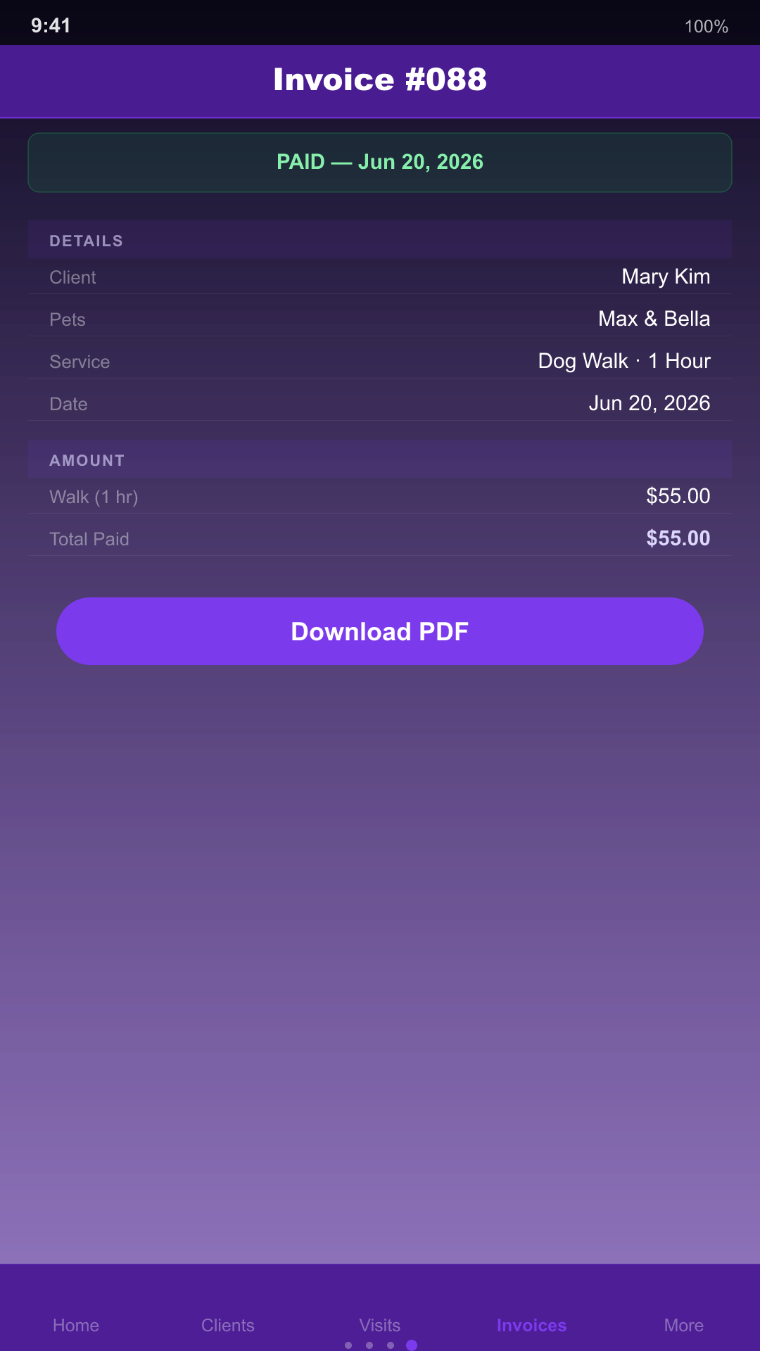 Pet Sitter Pro screenshot 4
