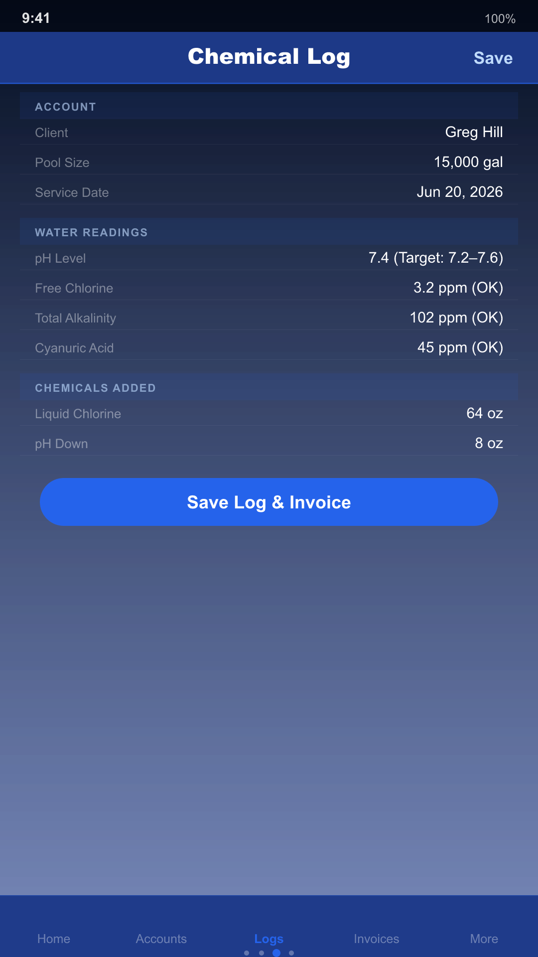 Pool & Spa Service Pro screenshot 3